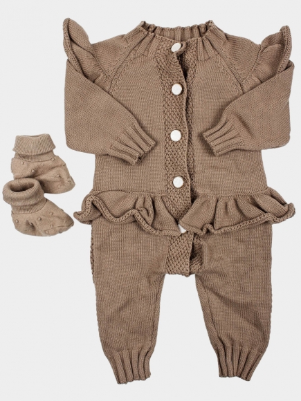 Комплект ( Комбинезон, пинетки )