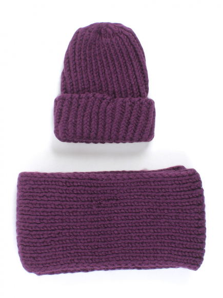Комплект (шапка, шарф-хомут)