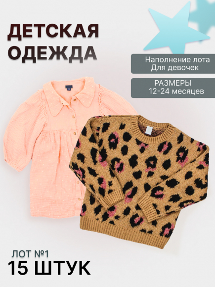 Лот 1 Девочки 12-24 месяц