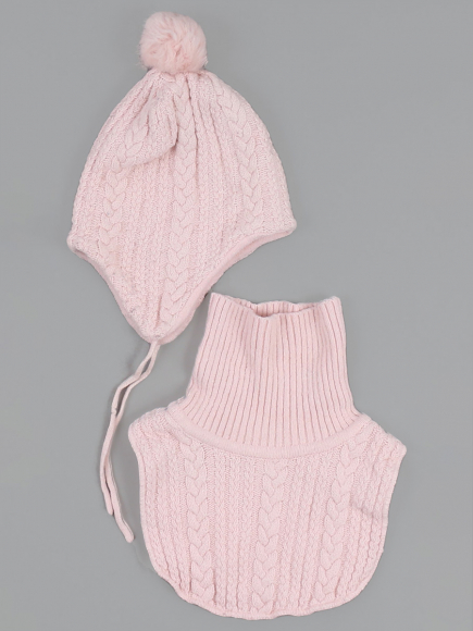 Комплект ( Шапка, манишка )