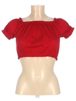 Футболка укороченная