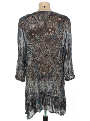 Блуза удлинённая