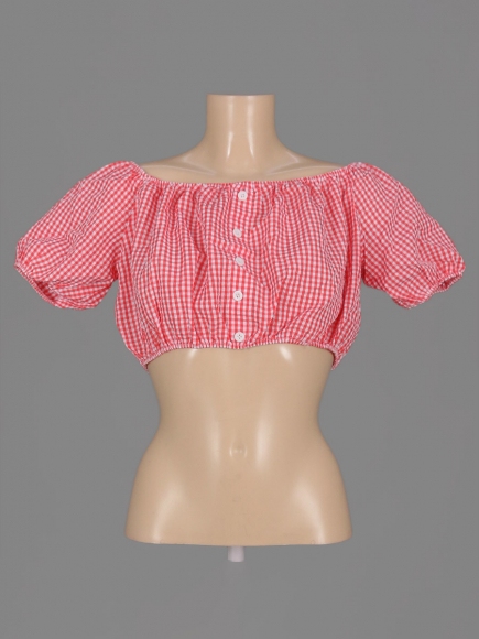 Блуза укороченная