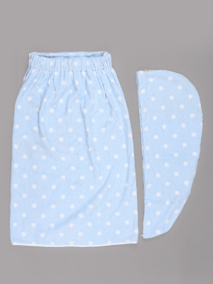 Комплект (юбка-полотенце, капюшон-полотенце)