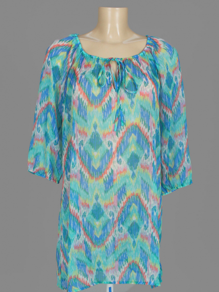 Блуза удлинённая