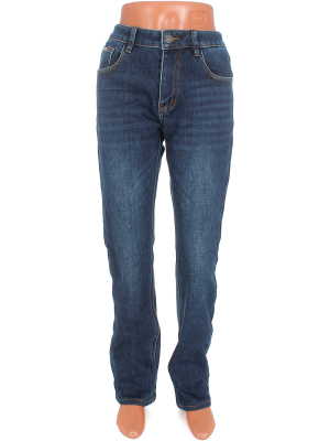 Джинсы утепленные