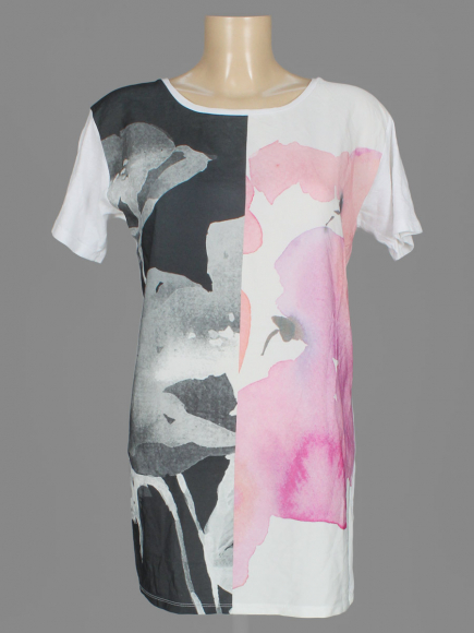 Футболка удлиненная