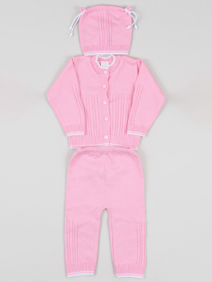 Комплект (брюки, кофта, шапочка)