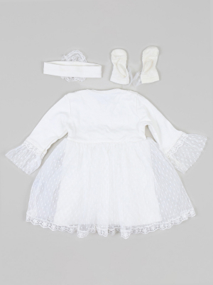 Комплект (платье, повязка на голову, носки)