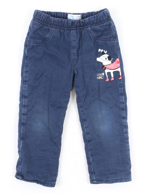 Джинсы утепленные