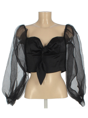 Блуза укороченная