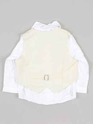 Комплект (рубашка, жилет, галстук-бабочка)