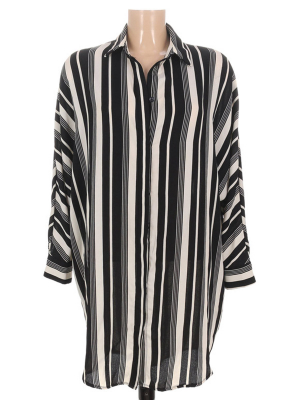 Рубашка удлиненная