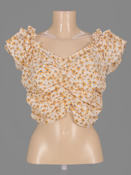 Блуза укороченная