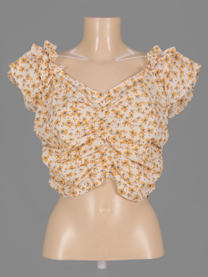 Блуза укороченная