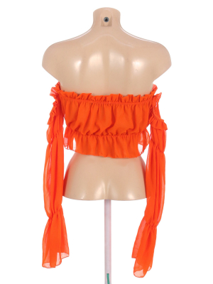 Блуза укороченная