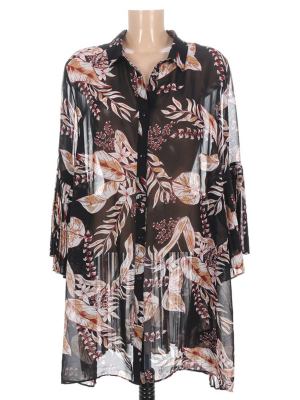 Блуза удлинённая