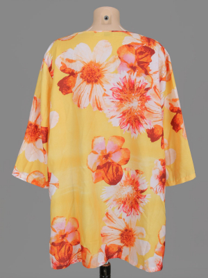 Блуза удлинённая