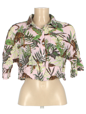 Рубашка укороченная