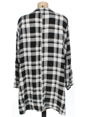 Рубашка удлиненная