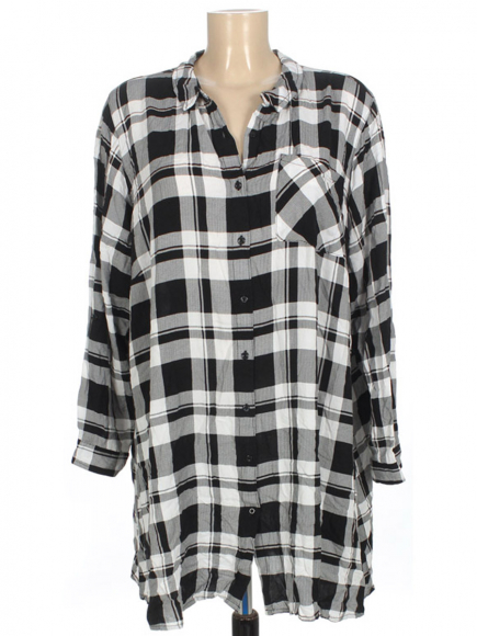 Рубашка удлиненная