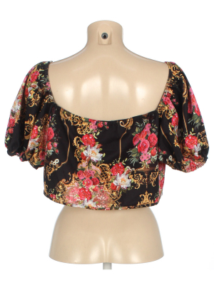 Блуза укороченная