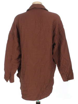 Рубашка удлиненная