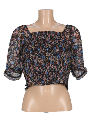 Блуза укороченная