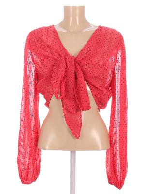 Блуза укороченная