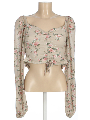 Блуза укороченная