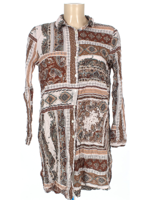 Рубашка удлиненная