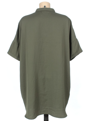 Блуза удлинённая