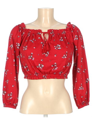 Блуза укороченная