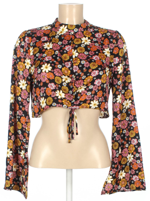 Блуза укороченная