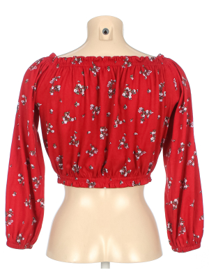 Блуза укороченная