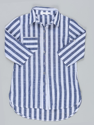 Рубашка удлиненная