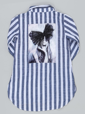 Рубашка удлиненная