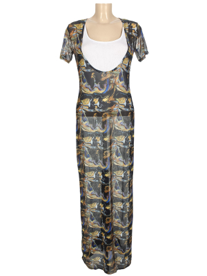 Платье пляжное