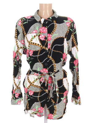 Рубашка удлиненная