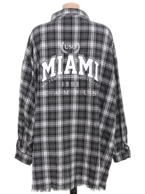 Рубашка удлиненная