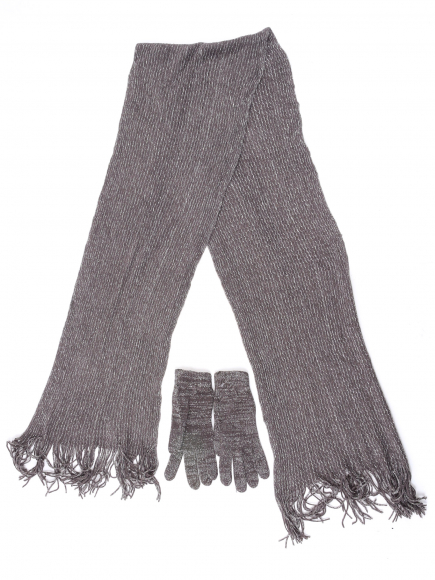 Комплект (шарф, перчатки)