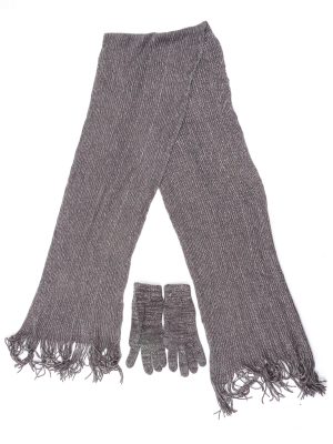 Комплект (шарф, перчатки)