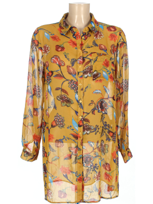 Рубашка удлиненная