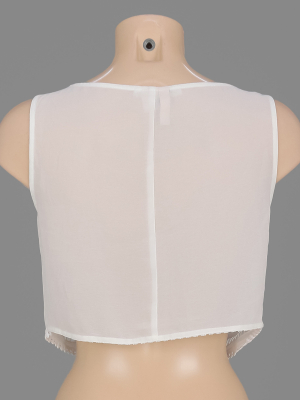 Блуза укороченная