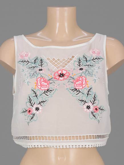 Блуза укороченная