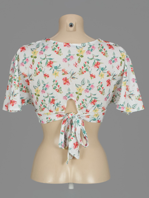 Блуза укороченная