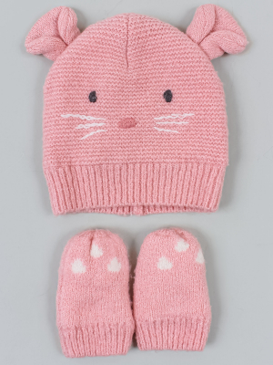 Комплект (шапка, варежки)