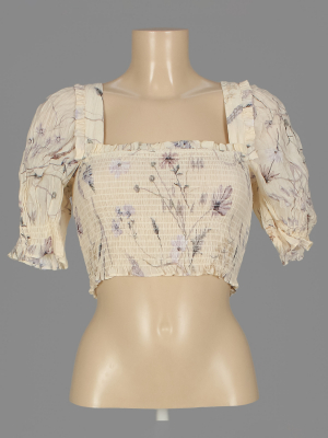 Блуза укороченная