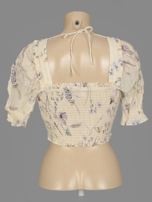 Блуза укороченная