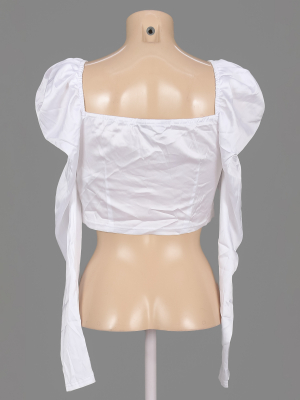 Блуза укороченная